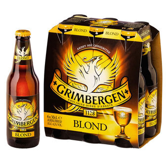 Grimbergen blond fles 6x30cl